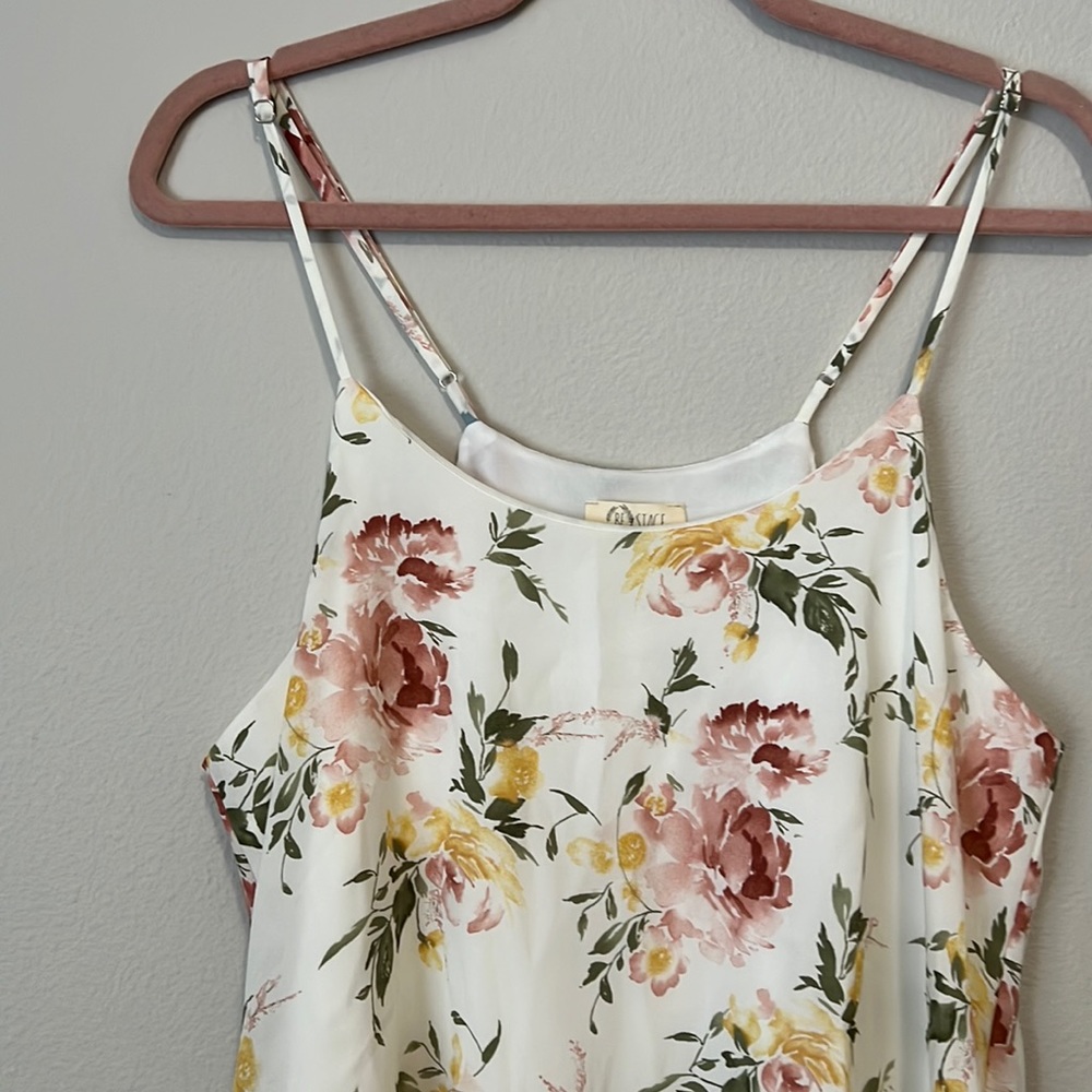 Be Stage floral tank top with adjustable straps